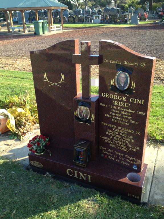 Giannarelli Memorials – Headstone @ Keilor Cemetery